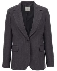 Eleventy - Single-Breasted Wool-Blend Blazer - Lyst