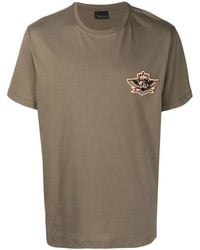 Billionaire - Logo-Patch Short-Sleeved T-Shirt - Lyst