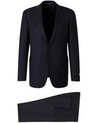 Canali - Single-Breasted Pinstripe-Pattern Wool Suit - Lyst