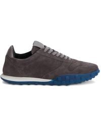 Jil Sander - Moon Suede Lace-Up Sneakers - Lyst