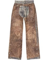 Acne Studios - Printed Jeans - Lyst