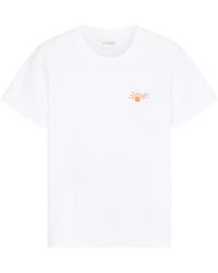 Closed - Embroidered Basic T-Shirt - Lyst