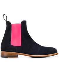 SCAROSSO - Chelsea Colour-Block Boots - Lyst