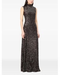 ROTATE BIRGER CHRISTENSEN - Robe Longue Évasée À Sequins - Lyst