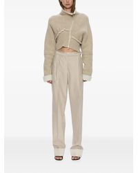 Christopher Esber - Rowan Sateen Cuffed Trousers - Lyst