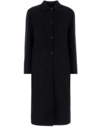 Jil Sander - Classic-Collar Single-Breasted Coat - Lyst