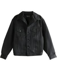 Balenciaga - Giacca Denim Con Bottoni - Lyst