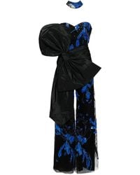 Saiid Kobeisy - Draped Bow Jumpsuit - Lyst