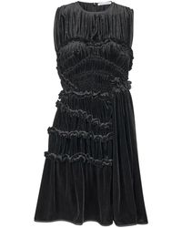Cecilie Bahnsen - Uki Pleated Midi Dress - Lyst