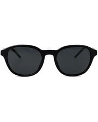 Emporio Armani - Round-Frame Sunglasses - Lyst