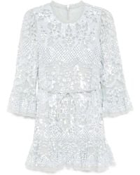 Needle & Thread - Vestido Con Apliques De Lentejuelas - Lyst