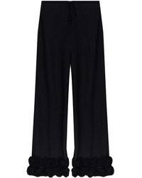 Oséree - Pantaloni Con Applicazione A Fiori - Lyst