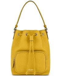LA ROSE - Beuteltasche Mit Kordelzug - Lyst