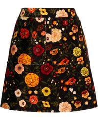 La DoubleJ - Floral-Print Skirt - Lyst