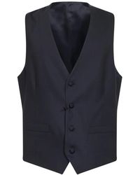 Lardini - Buttoned Waistcoat - Lyst