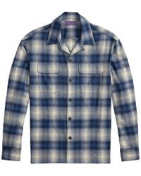 Ralph Lauren - Plaid-Print Camp-Collar Shirt - Lyst