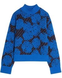 Dries Van Noten - Floral-Jacquard Sweater - Lyst