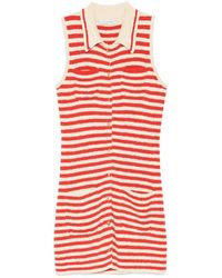 Altuzarra - Striped Button-Up Dress - Lyst