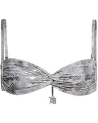 MISBHV - Twisted Chain-Detail Bikini Top - Lyst