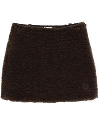 Moncler - Teddy Mini Skirt - Lyst