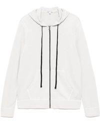 James Perse - Vintage French Terry Zip-Up Hoodie - Lyst