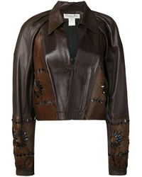 Dior Veste à détails de découpes - Multicolore