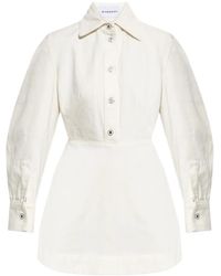Givenchy - Vestido Corto Con Botones - Lyst