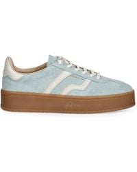GANT - Suede Platform Sneakers - Lyst