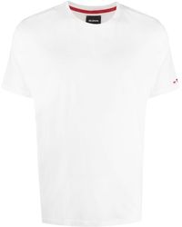Kiton - T-shirt en coton à col rond - Lyst