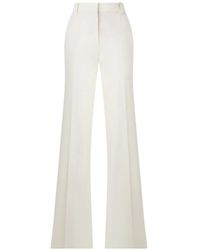 Alberta Ferretti - Pressed-Crease Trousers - Lyst