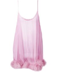 Gilda & Pearl - Diana Sheer Slip Dress - Lyst