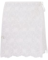 DUNST - Needlework Layering Embroidered Skirt - Lyst