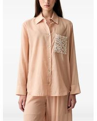ViCOLO - Crochet-Pocket Shirt - Lyst