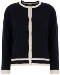 Max Mara - コントラストトリム カーディガン - Lyst