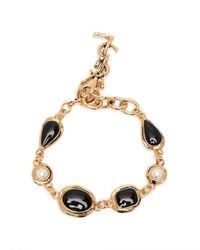 Saint Laurent - Cabochon Bracelet - Lyst