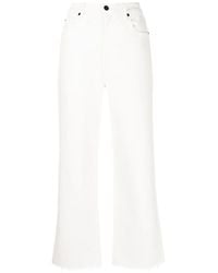 SLVRLAKE Denim - Grace Cropped Jeans - Lyst