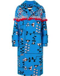 Marni Oversized Stofomslag - Blauw