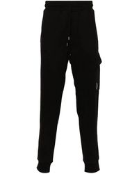 C.P. Company - Fleece Trainingsbroek Met Lens-Detail - Lyst