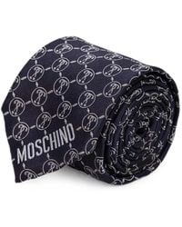 Moschino - Patterned Tie - Lyst