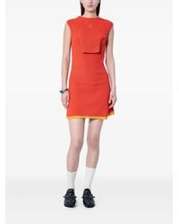 Kiko Kostadinov - Textured Knit Sleeveless Dress - Lyst