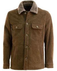 Barba Napoli - Suede Jacket - Lyst