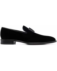 DSquared² - Ubaldo Bom-Embellished Velvet Loafers - Lyst