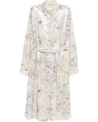 Golden Goose - Hemd-Midikleid mit Pailletten - Lyst