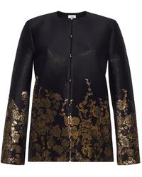 Adam Lippes - Valens Floral-Jacquard Jacket - Lyst