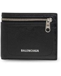 Balenciaga - Superbusy Logo-Print Zip-Around Wallet - Lyst
