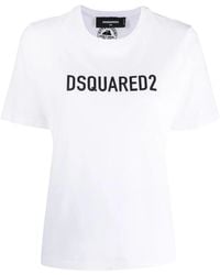 DSquared² - Logo Cotton T-Shirt - Lyst