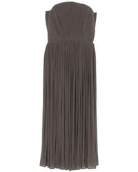 Magda Butrym - Strapless Midi Dress - Lyst