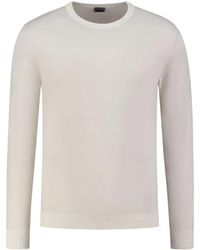 Fedeli - Ribbed Crew-Neck Sweater - Lyst