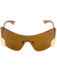 Versace - Greca Shield Sunglasses - Lyst