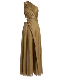 Cult Gaia - Zan Draped Maxi Gown - Lyst